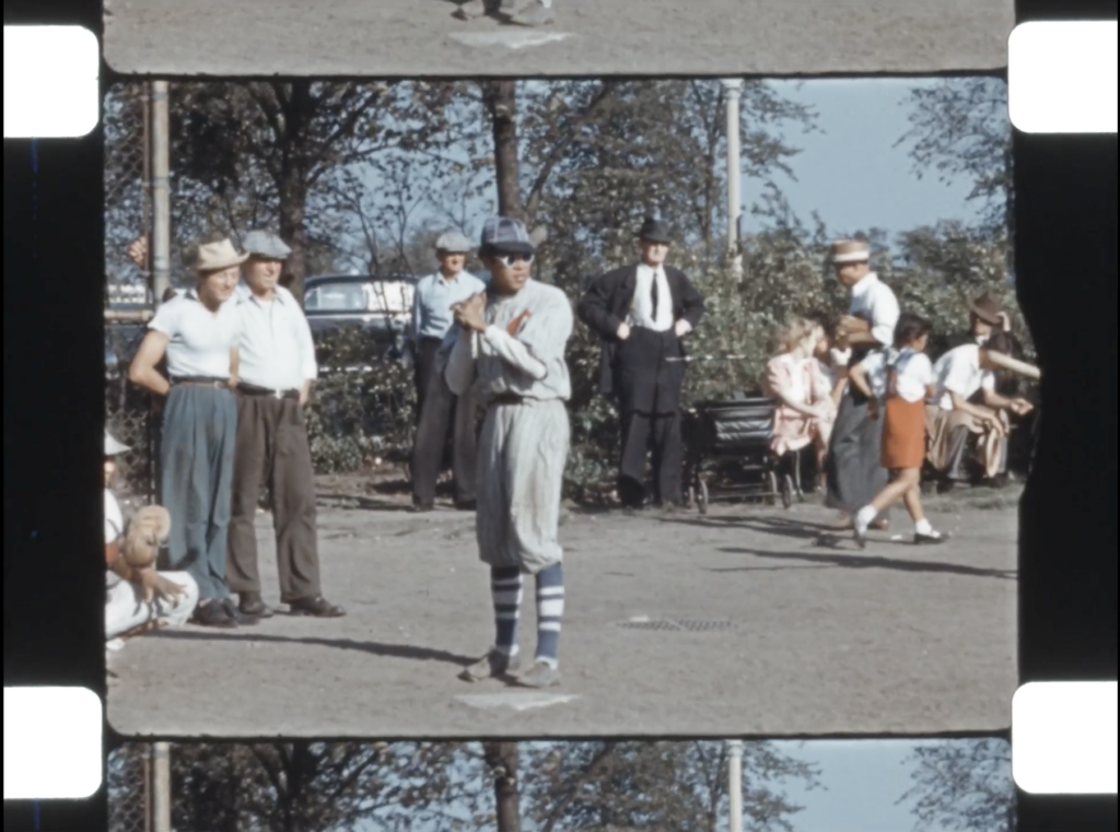 Frame from home movie from the Filipino American Historical Society of Chicago .